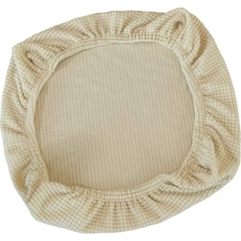 MINKUROW - Funda De Asiento Elástica Para Silla De Oficina, Silla Giratoria De Oficina, Silla Giratoria, Color Beige