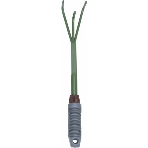 MINKUROW Garten-Handharke, Grubber, kleines Hand-Gartengerät für die Gartenarbeit, Jäten, Bodenbearbeitung, Gartenrasen