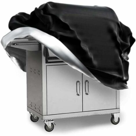 MINKUROW Grillabdeckung，Haltbare Gasgrillabdeckung Staub- und UV-beständige, reißfeste Grillabdeckung mit Aufbewahrungstasche 145 x 61 x 117 cm(Oxford)