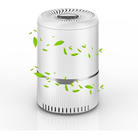 MINKUROW Home Room Hepa Purificatore d'aria ， Purificatore d'aria con filtro Hepa al 99,95%, purificatore d'aria portatile per odori, animali domestici, polline ecc.