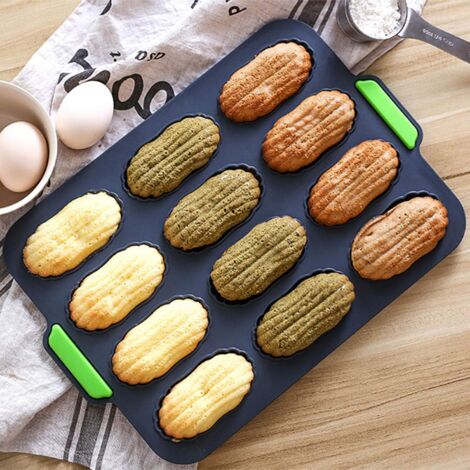 MINKUROW Horno Molde Para Baguette, Molde Para Pan En Rodajas Bandeja Para Hornear Para Levadura De Panadería Fresca, Molde Para Pasteles De Silicona Para La Cocina, Molde Para Pasteles Pequeños, Band