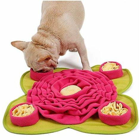 MINKUROW Hunde-Schnüffelmatte, Aasfressmatte Interaktive Hundetrainer-Matte Spiele Haustier-Aktivitätsdecke Nahrungssuche, Bewegung, Entspannung und langsames Essen 5