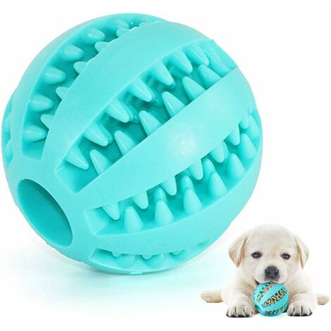 MINKUROW Hundespielzeugball, Hundeballspiele, Kaugummikauball für Hunde, saubere Zähne, ungiftiges, bissfestes Spielzeug