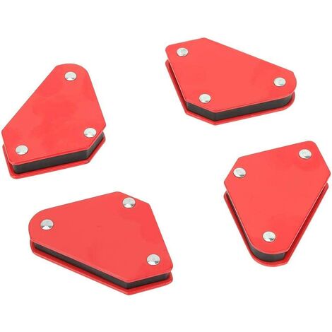 MINKUROW Imán De Soldadura, 45° 90° 135° Ángulo De Soldadura Magnético Ángulo Magnético Imán De Soldadura Imán Angular, Fuerza De Sujeción De 5 Kg Paquete De 4 Piezas