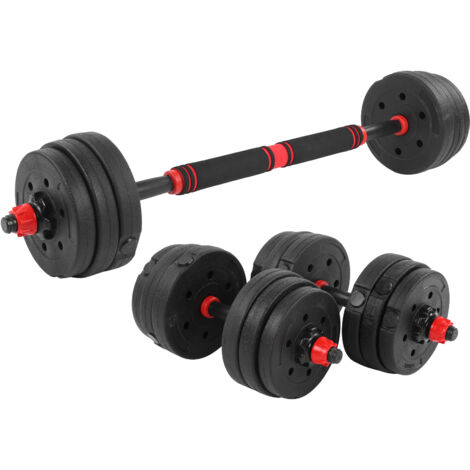 MINKUROW - Juego combinado de mancuernas ajustables para ejercicio en casa, equipo de entrenamiento de 10kg x 2