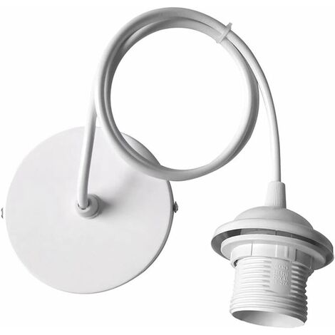 MINKUROW Juego De Luces Colgantes Colgantes Vintage Estilo Industrial Retro Moderno E27 Soporte De Lámpara Base Cable De Tela Roseta De Techo Juego De Luces De Cable Colgante