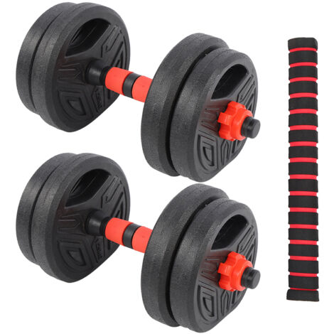MINKUROW - Juego de pesas con mancuernas y barra: equipo de entrenamiento con mancuernas y barras ajustables para hombres y mujeres, ejercicios en el hogar o en el gimnasio, juegos de pesas (juego de 