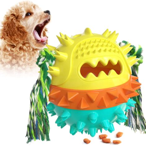MINKUROW Juguete Para Masticar Perros, Rompecabezas Para Perros, Juguete Para Morder Perros, Palo De Limpieza De Dientes De Goma Resistente A Las Mordeduras Para Todos Los Perros-A