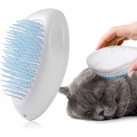 MINKUROW Katzenbürste, Kurzhaar-Katzenbürste, Katzenbürste, Katzenbürste, Hundebürste, Hundebürste, für Katzen und Hunde, Massage-Badebürste zur Pflegeentfernung, entfernt lose Haare und abgestorbenes
