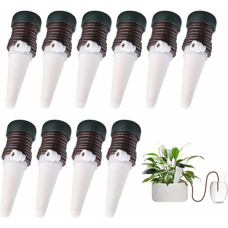 MINKUROW Kit Automático De Riego Por Goteo Para Plantas Con Cable, Kit Automático De Riego Por Goteo Para Plantas De Cerámica (10)