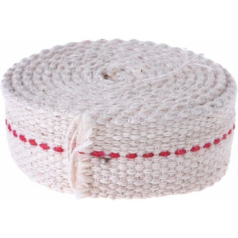 MINKUROW Lampada A Olio Di Alta Qualità Con Applique Piatte In Cotone, Lampada A Cherosene, Punto Rosso, Larghezza 1,1 Cm, 1 M, Rotolo Di Luce Esterna