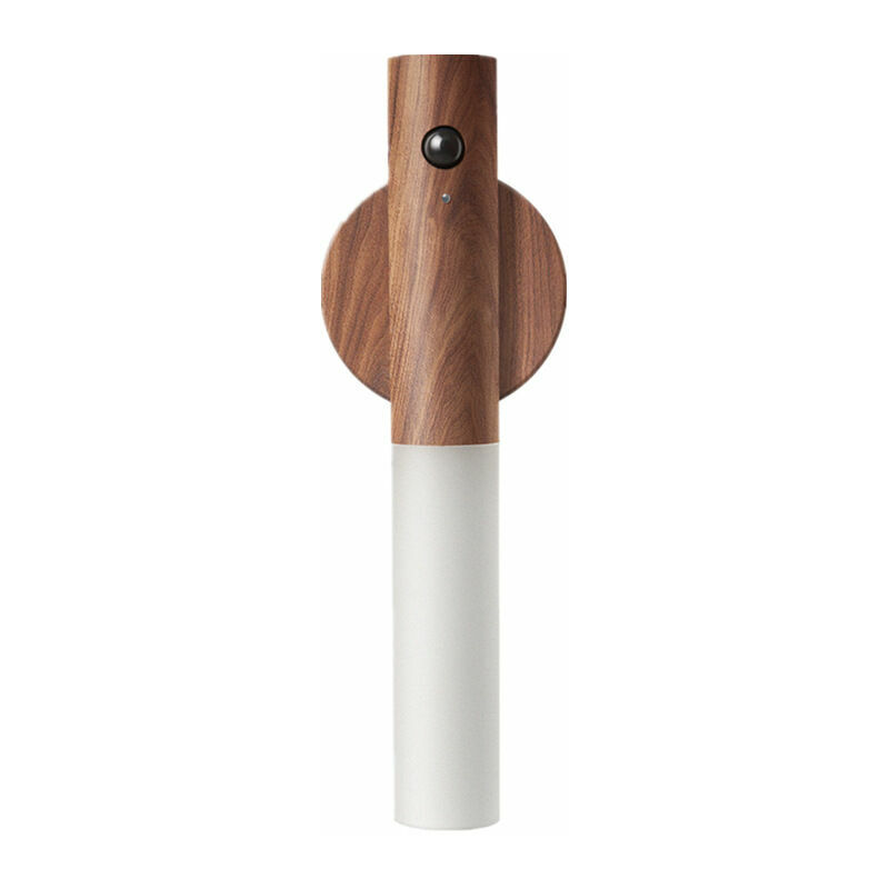 Minkurow - Lampada da Parete in Legno a Batteria