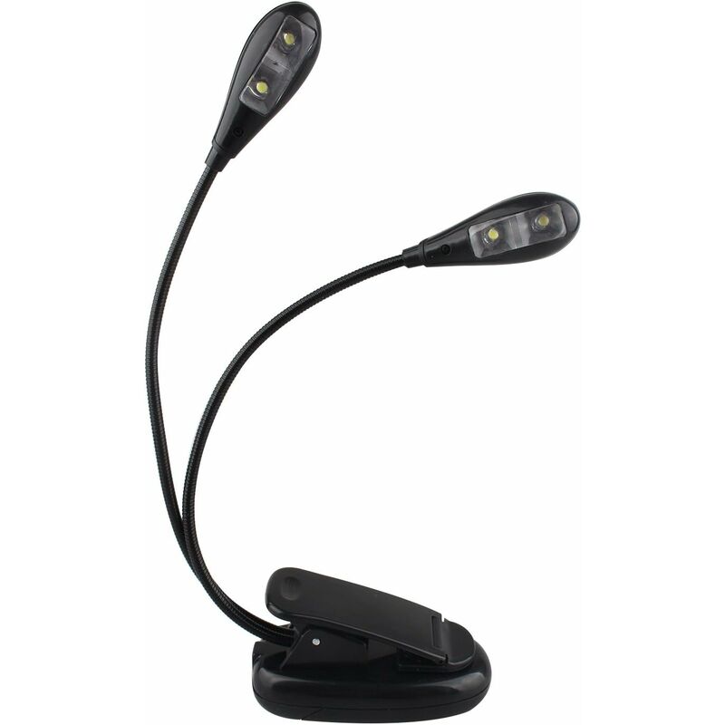 Lampada da Scrivania Portatile a Doppia Testa con