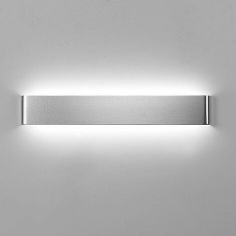 MINKUROW Lampade Da Parete A Led Moderne In Alluminio A Striscia Lunga Decorativo Per Interni Camera Da Letto Comodino Scala Applique A Luce Bianca