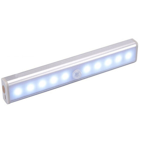 MINKUROW Led Bewegungssensor Nachtlicht Selbstklebende USB Wiederaufladbare Lampe Drahtloser Bewegungssensor Schrank Haushaltsbeleuchtung 19cm