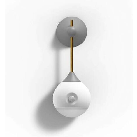MINKUROW LED-Nachtlicht mit Bewegungssensor und Infrarot-Induktion, USB-Aufladung, abnehmbares Kinderlicht für Smart Home, warmes Licht