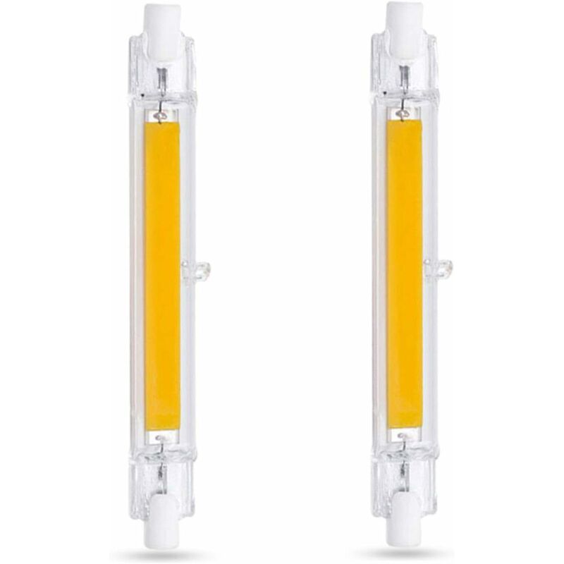 Image of Led R7s 118mm 10w Bianco Freddo 6000k, 1000lm, R7s J118 80w 100w Lampada Alogena Equivalente, Non Dimmerabile, R7s 118mm Slim Cob Lampadina Led Per