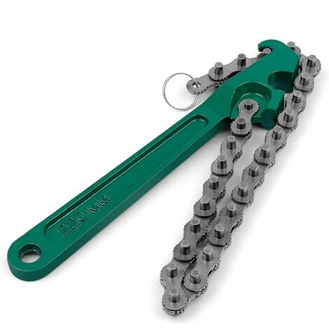 Llave de cadena de 15 pulgadas de trinquete de cadena grande herramientas  de accesorios de tubería