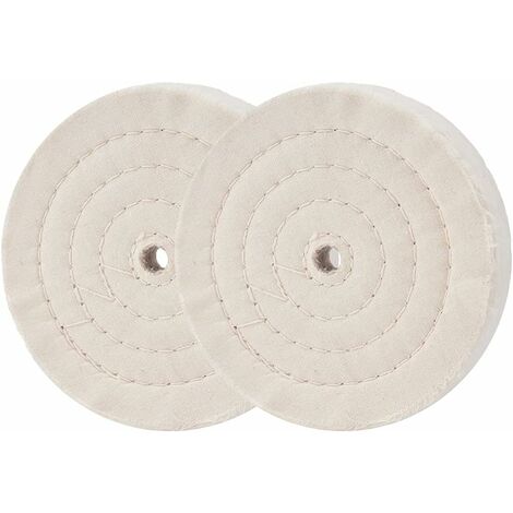 Demiawaking Disque de polissage en coton pour perceuse 5,1 cm 