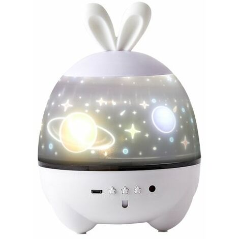 MINKUROW Luce Notturna Per Bambini, Nebula Star Night Proiettore Lampada Rotazione A 360 Gradi Regali Romantici Per Uomini Donne Bambini