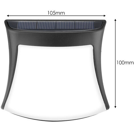 MINKUROW Luce Solare per Esterni, [1 Confezione] Luce per Esterni ad Energia Solare Illuminazione per Esterni con Sensore di Movimento IP65 Lampada da Parete con Luce di Sicurezza Wireless Impermeabil
