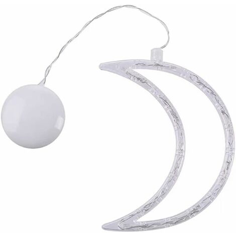 MINKUROW Luces Navideñas Para Ventanas, Luces Navideñas Con Ventosa Que Funcionan Con Pilas Con 10 Bombillas Led, Luces Colgantes Para Ventanas Para Árboles De Navidad, Dormitorios, Chimeneas, Decorac