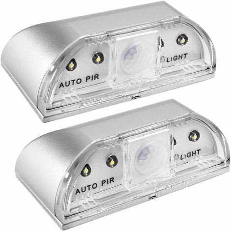 MINKUROW Luci Notturne A Buco Della Serratura, Confezione Da 2 Luci Notturne A Led A Infrarossi Pir Ir Per Serratura, Sensore Di Movimento Automatico