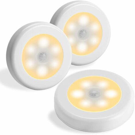 MINKUROW Luz Nocturna Infrarroja De Cuerpo Humano Premium Inteligente De 3 Piezas