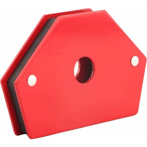 MINKUROW Magnetischer Positionierer, Quadratischer Schweißermagnet, Kraft 25 kg, Winkel 30° 45° 60° 75° 90° 135°, 1 Stück