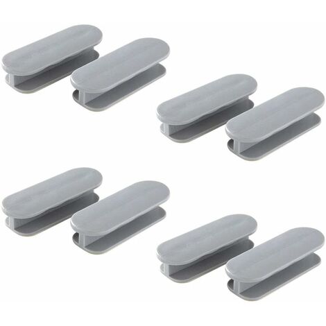 MINKUROW Maniglia Per Porta Del Balcone Con Colla Per Esterni 8 Pezzi Maniglia Per Porta Del Balcone Per Esterni Maniglia Per Finestra Grigia Maniglia Per Porta Del Patio Maniglie Per Armadio Da Cucin