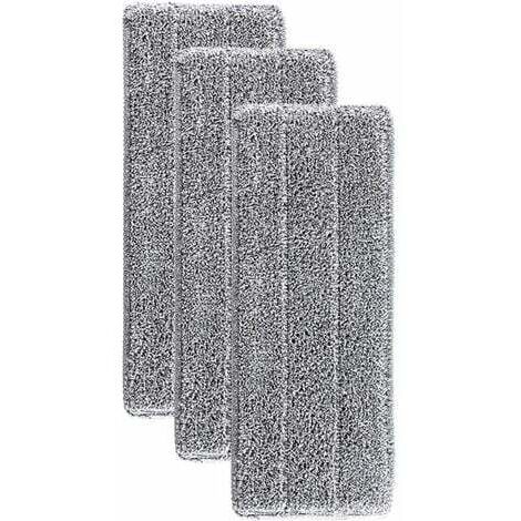 MINKUROW Mikrofaser-Mopps für Bodenwischer Reinigungsbezug Ersatzmopp Haushalt Moppkopf für Flachmopp Mikrofaser-Reinigungs-/Reinigungstücher 33x12mm
