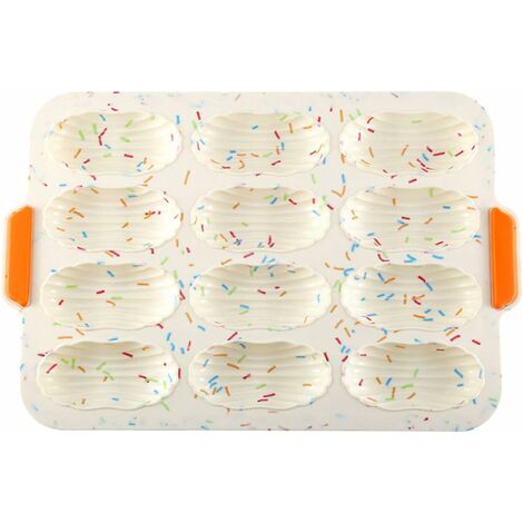 MINKUROW Mini-Baguette-Backblech, Brotbackform, perforiertes Antihaft-Brotblech zum Backen von 12 Baguettes, französischer Brotstab für Familienfeiern