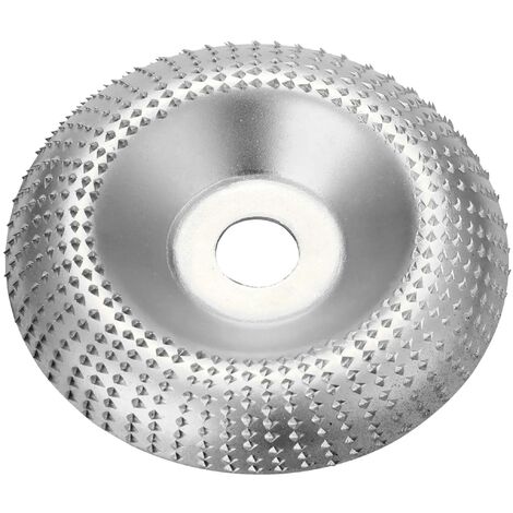 MINKUROW Muela Abrasiva De Ángulo De Madera Rectificador De Tallado Herramienta Rotativa Muela Abrasiva Para Amoladora Angular Recubrimiento De Carburo Perforación De 16 Mm De Perforación (Plata)