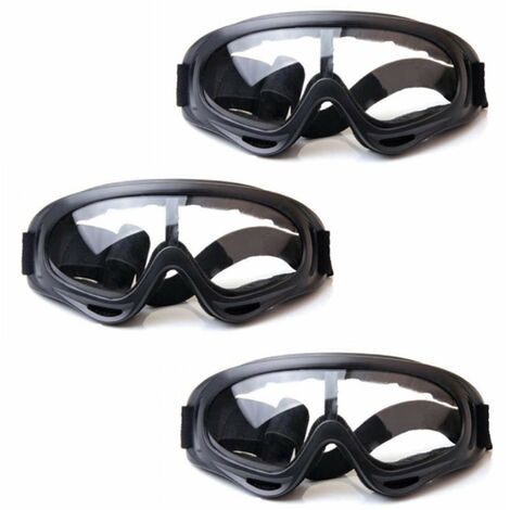 MINKUROW Paquete De 2 Gafas/Gafas/Gafas Para Motocicleta Con Bandanas -  Compatible Con Nerf Game Battle