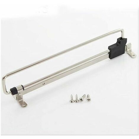 MINKUROW Perchero De Ropa Self Pull Out Armario Perchero De Ropa Longitud 350 Mm