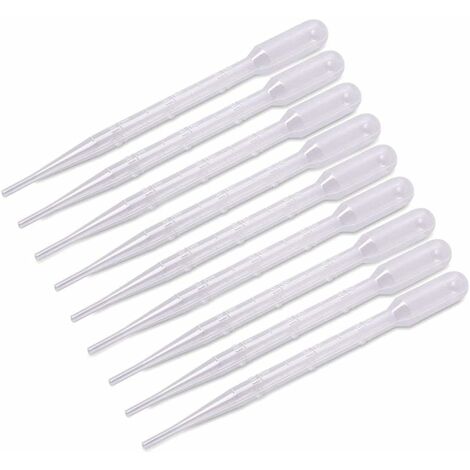 MINKUROW Pipette Di Trasferimento In Plastica, 3 Ml, 40 Pezzi