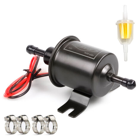 MINKUROW Pompa Carburante Elettrica Universale 12v 4-7psi Pompa Carburante Elettrica Per Carburante Benzina Diesel Hep-02a