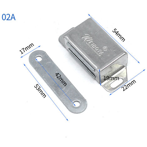 MINKUROW Potente Magnete Per Porta Dell'armadio Con Viti 6 Pezzi Chiusure Magnetiche Magnete Per Porta Dell'armadio Magnete Per Armadio Resistente In Acciaio Inossidabile Per Cassetti Armadio Per Ante