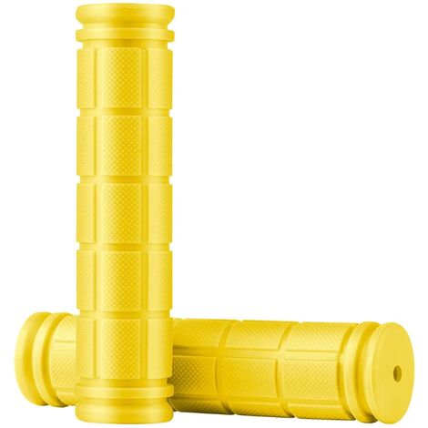 MINKUROW - Puños Para Bicicleta, Cómodos Manillares De Goma Suave, Antideslizantes, A Prueba De Golpes, Para Bicicletas, Scooter, Mtb, Bicicleta De Montaña, Bicicleta De Carreras, Silla De Ruedas, Tri