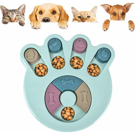 MINKUROW Puzzle Feeder Toy, Dog Puzzle Slow Feeder Toy, Intelligence Dog Game, Educativo Interactivo Dog Toy, Dog Feeder With Treat Dispenser-A