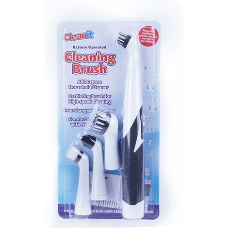 MINKUROW Reveal Power Scrubber Sonic Scrubber Cepillo De Limpieza Eléctrico Con 4 Cabezales De Cepillo Para Bañeras