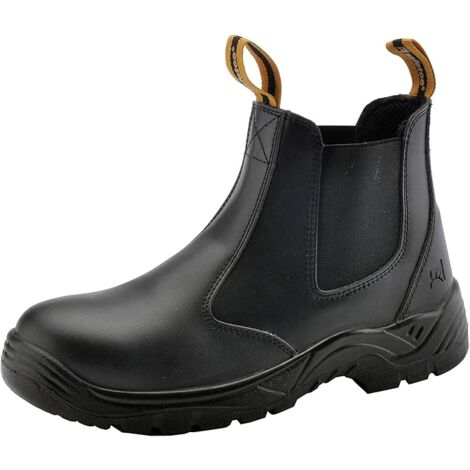MINKUROW Scarpe antinfortunistiche da uomo Stivali antinfortunistici da lavoro da uomo Rising Scarpe antinfortunistiche da basket leggere e antiscivolo Rising Pelle da uomo EU 45