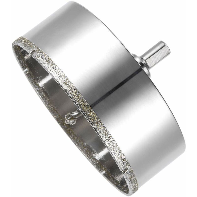 Image of Minkurow - Sega a tazza diamantata da 110 mm, Punta diamantata con punta da trapano con guida centrale, Sega a tazza diamantata con rivestimento
