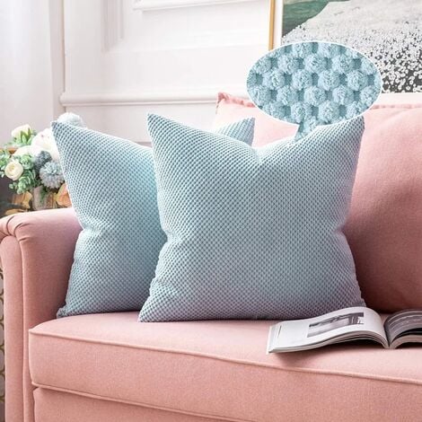 Cuscini rotondi quadrati in tinta unita per divano cuscini
