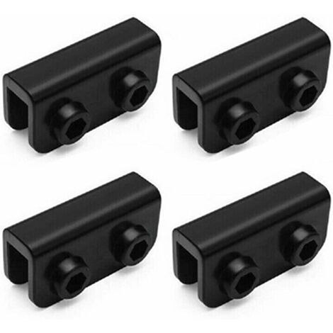MINKUROW Set di 4 staffe rettangolari per gazebo - Parti di ricambio per telaio gazebo, baldacchino, telaio gazebo, gambe gambe