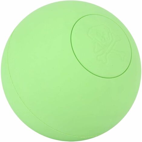 MINKUROW Sicheres, elastisches Gummi-Haustier-Hundeball-Spielzeug für Backenzahn-Training, interaktives Spielen (grün)