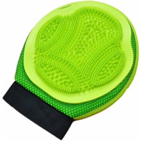 MINKUROW Silikon Haustierpflegehandschuh Haustierhaarentferner Bürstenhandschuh – Massagehandschuh für Haustiere – Für Hunde, Katzen, Kaninchen, Pferde