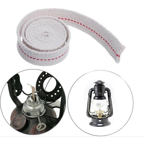 MINKUROW Stoppino Per Lampada A OlioLunghezza 5m-Stoppino Per Lampada A Olio Larghezza 11 Mm Stoppino Per Lampada ✮ 100% Cotone✮ Per Lampada A Cherosene/Lanterna A Olio - Lampada Con Bruciatore