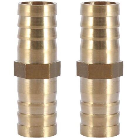 MINKUROW Strumento Connettore Per Tubi, Connettore Dritto A Due Vie, Dritto Per Tubi Di Collegamento (14 Mm 2 Pezzi)