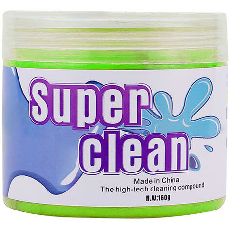 MINKUROW Super Clean Keyboard Cleaner Gel (160 G, Amarillo) Para Portátiles, Ordenadores, Salidas De Aire De Coche, Calculadoras.